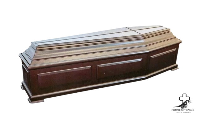 Λιτό φέρετρο απλής γραμμής